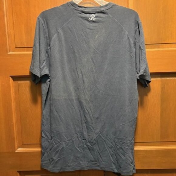 TASC Performance Shirt Mens Iron Heather Short Sleeve Stretch Bamboo Crewneck L - Picture 1 of 7